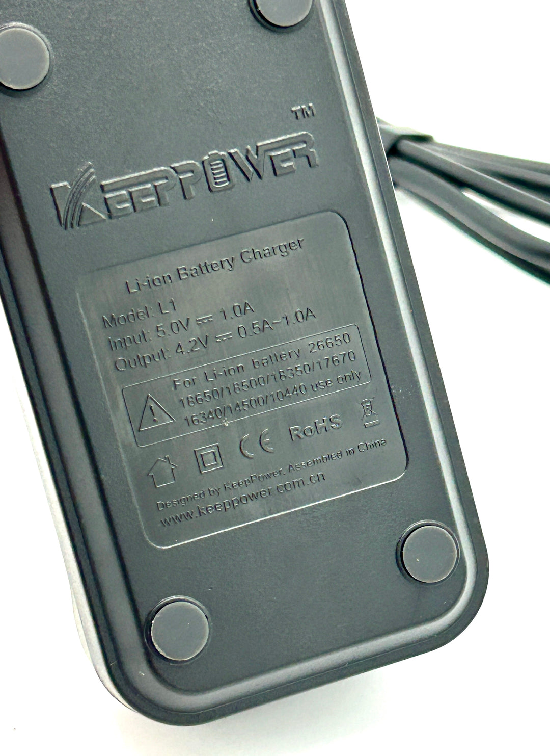 KeepPower Removable Battery Charger L1 LCD Display