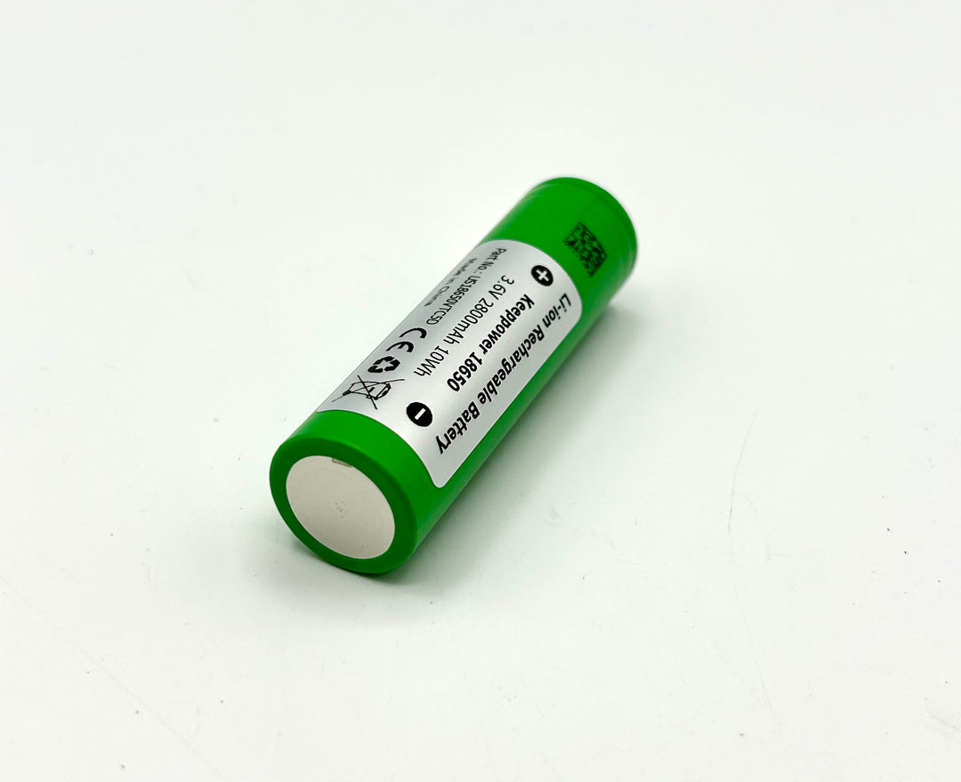 KeepPower 18650 2800mah 35A Flat-Top Unprotected Cell